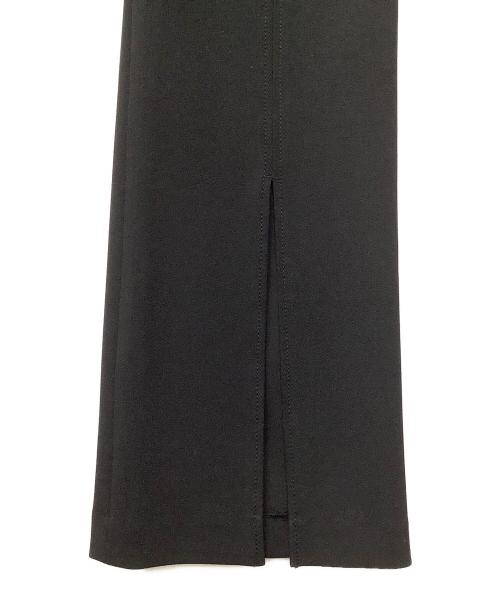 ELLIE（エリー）ELLIE (エリー) ジョーゼットフレアパンツ ブラック サイズ:S 未使用品の古着・服飾アイテム