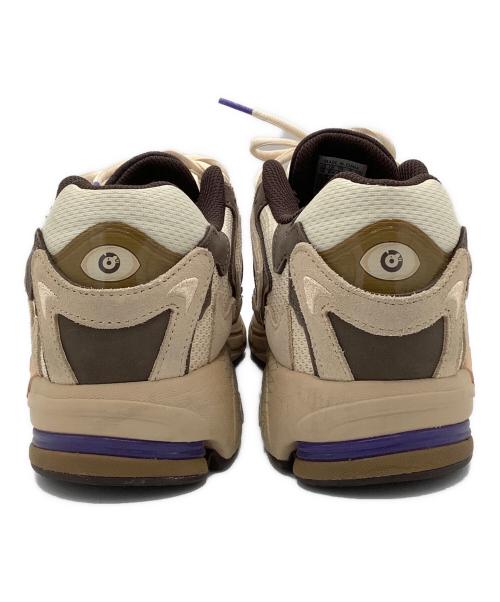 adidas（アディダス）adidas (アディダス) ローカットスニーカー ベージュ×パープル サイズ:28の古着・服飾アイテム