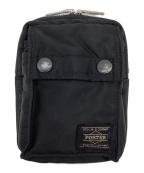 PORTERポーター）の古着「ベルトポーチ」｜ブラック