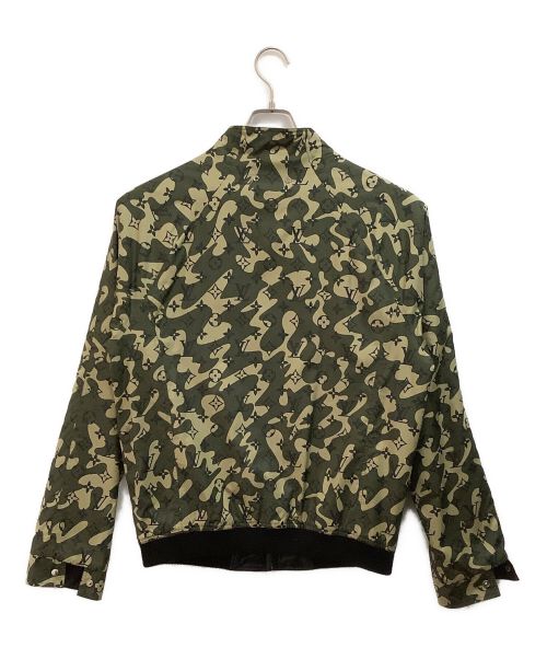 LOUIS VUITTON（ルイ ヴィトン）LOUIS VUITTON (ルイ ヴィトン) 村上隆 (ムラカミタカシ) リバーシブルジャケット グリーン×ブラウン サイズ:50の古着・服飾アイテム