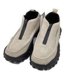 MCQ（マックキュー）の古着「B12 CRIMP MOCC スウェードチャンキースニーカー」｜ベージュ