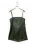 MAISON SPECIAL（メゾンスペシャル）の古着「レザービスチェ」｜グリーン
