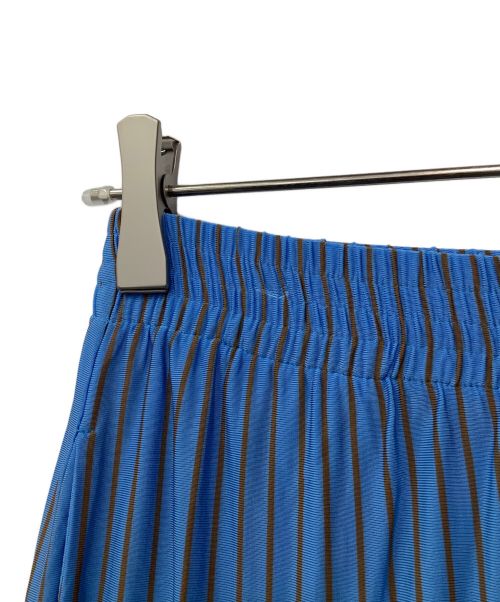 MM6 Maison Margiela（エムエムシックスメゾンマルジェラ）MM6 Maison Margiela (エムエムシックス メゾンマルジェラ) ストライプトラウザーズ スカイブルー×ベージュ サイズ:Sの古着・服飾アイテム