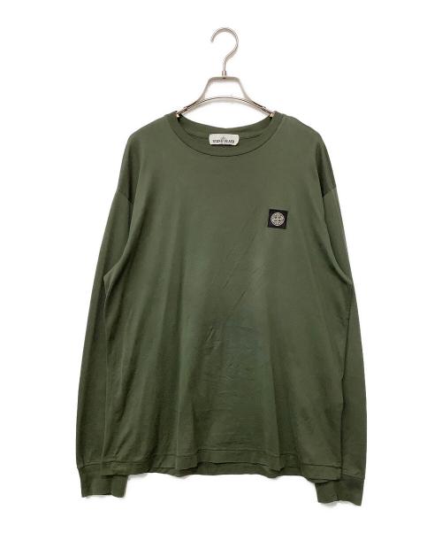 STONE ISLAND（ストーンアイランド）STONE ISLAND (ストーンアイランド) ロングスリーブカットソー グリーン サイズ:XLの古着・服飾アイテム
