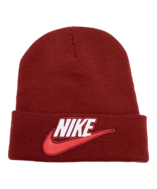 NIKE（ナイキ）NIKE (ナイキ) Supreme (シュプリーム) ニット帽 レッドの古着・服飾アイテム