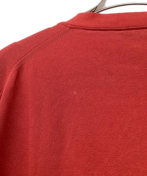 Zanone（ザノーネ）Zanone (ザノーネ) コットンカーディガン レッド サイズ:56の古着・服飾アイテム