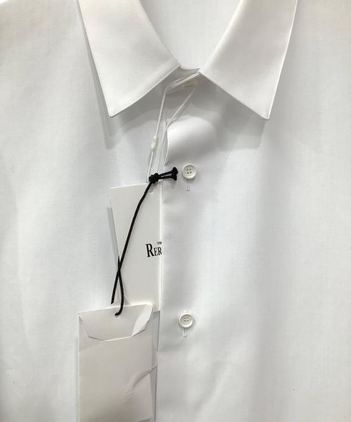 THE RERACS（ザ リラクス）THE RERACS (ザ リラクス) STUDIOUS (ステュディオス) THE PERFECT SHIRT ホワイト サイズ:48 未使用品の古着・服飾アイテム