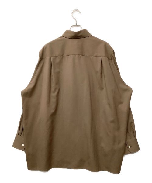 th products（ティーエイチプロダクツ）th products (ティーエイチプロダクツ) Wool Oversized Shirts ブラウン サイズ:1の古着・服飾アイテム