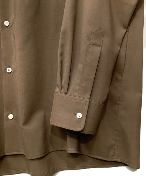 th products（ティーエイチプロダクツ）th products (ティーエイチプロダクツ) Wool Oversized Shirts ブラウン サイズ:1の古着・服飾アイテム