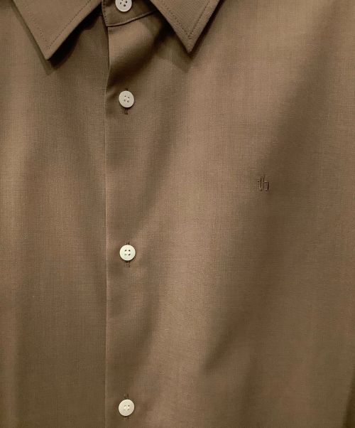 th products（ティーエイチプロダクツ）th products (ティーエイチプロダクツ) Wool Oversized Shirts ブラウン サイズ:1の古着・服飾アイテム