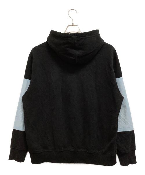 THE NORTH FACE（ザ ノース フェイス）THE NORTH FACE (ザ ノース フェイス) Supreme (シュプリーム) Bandana Hooded Sweatshirt ブラック×ブルー サイズ:XLの古着・服飾アイテム