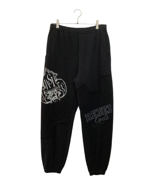 UNDERCOVERISM（アンダーカバーイズム）UNDERCOVERISM (アンダーカバーイズム) カスタムハギパンツドッキング ブラック サイズ:3の古着・服飾アイテム