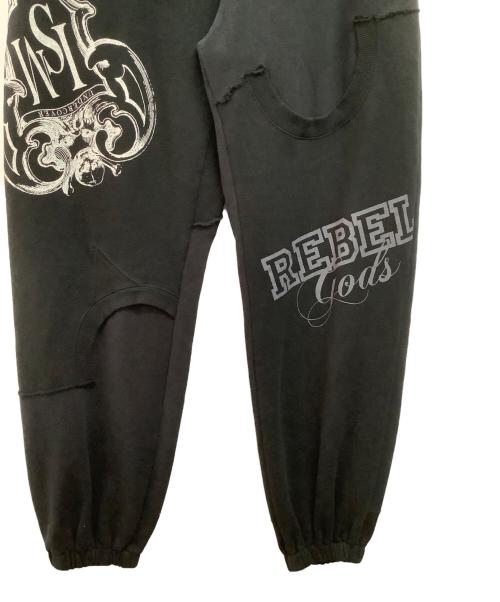 UNDERCOVERISM（アンダーカバーイズム）UNDERCOVERISM (アンダーカバーイズム) カスタムハギパンツドッキング ブラック サイズ:3の古着・服飾アイテム