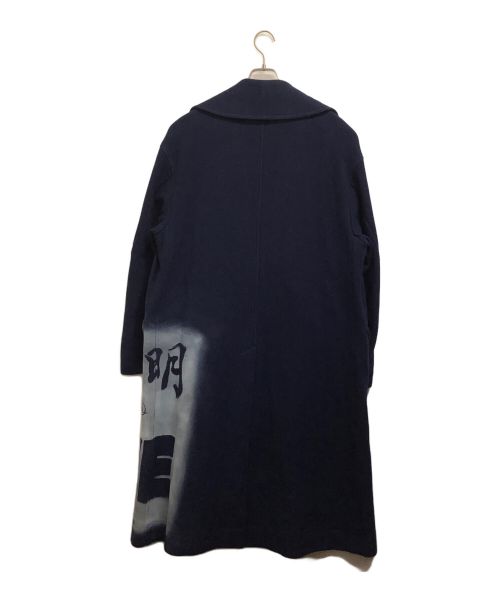 BED J.W. FORD（ベッドフォード）BED J.W. FORD (ベッドフォード) 夜明けオーバーコート ブルー サイズ:2の古着・服飾アイテム