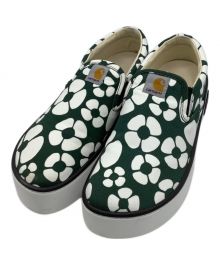 MARNI×CarHartt（マルニ×カーハート）の古着「フローラルスリップオンスニーカー」｜グリーン