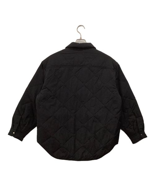 BEAUTY&YOUTH（ビューティーアンドユース）BEAUTY&YOUTH (ビューティーアンドユース) ナイロンパテッドキルティングシャツ ブラック サイズ:XLの古着・服飾アイテム