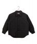 BEAUTY&YOUTH（ビューティーアンドユース）の古着「ナイロンパテッドキルティングシャツ」｜ブラック