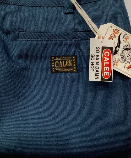 CALEE（キャリー）CALEE (キャリー) ワークパンツ ブルー サイズ:L 未使用品の古着・服飾アイテム