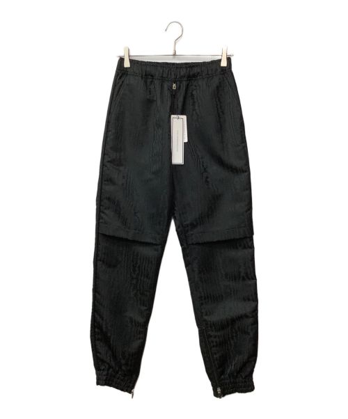 JOHN LAWRENCE SULLIVAN（ジョン ローレンス サリバン）JOHN LAWRENCE SULLIVAN (ジョン ローレンス サリバン) Moire jacquard track pants ブラック サイズ:44 未使用品の古着・服飾アイテム