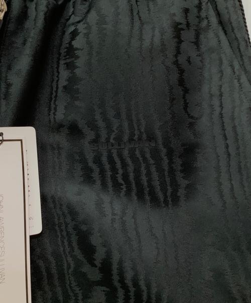 JOHN LAWRENCE SULLIVAN（ジョン ローレンス サリバン）JOHN LAWRENCE SULLIVAN (ジョン ローレンス サリバン) Moire jacquard track pants ブラック サイズ:44 未使用品の古着・服飾アイテム