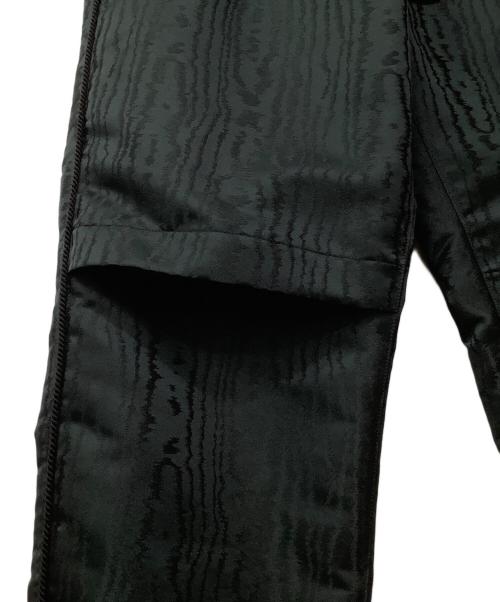 JOHN LAWRENCE SULLIVAN（ジョン ローレンス サリバン）JOHN LAWRENCE SULLIVAN (ジョン ローレンス サリバン) Moire jacquard track pants ブラック サイズ:44 未使用品の古着・服飾アイテム