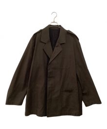 stein（シュタイン）の古着「Back Satin Military Jacket」｜カーキ