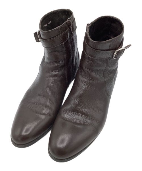 DOUCAL'S（デュカルス）DOUCAL'S (デュカルス) サイドジップブーツ ブラウン サイズ:42　1/2の古着・服飾アイテム