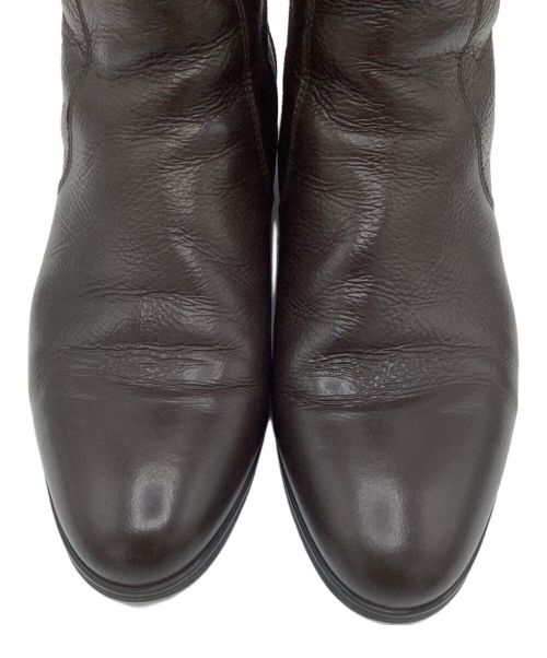 DOUCAL'S（デュカルス）DOUCAL'S (デュカルス) サイドジップブーツ ブラウン サイズ:42　1/2の古着・服飾アイテム
