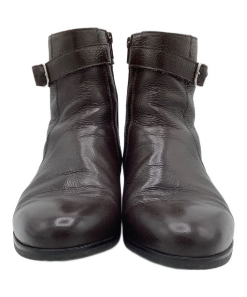 DOUCAL'S（デュカルス）DOUCAL'S (デュカルス) サイドジップブーツ ブラウン サイズ:42　1/2の古着・服飾アイテム