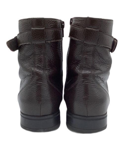 DOUCAL'S（デュカルス）DOUCAL'S (デュカルス) サイドジップブーツ ブラウン サイズ:42　1/2の古着・服飾アイテム