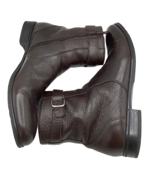 DOUCAL'S（デュカルス）DOUCAL'S (デュカルス) サイドジップブーツ ブラウン サイズ:42　1/2の古着・服飾アイテム