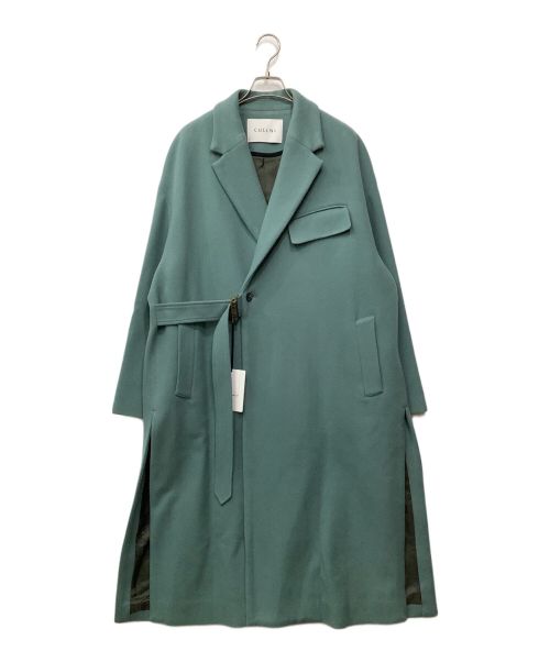 CULLNI（クルニ）CULLNI (クルニ) ラムウールメルトンタイロッケンコート シーグリーン サイズ:2 未使用品の古着・服飾アイテム