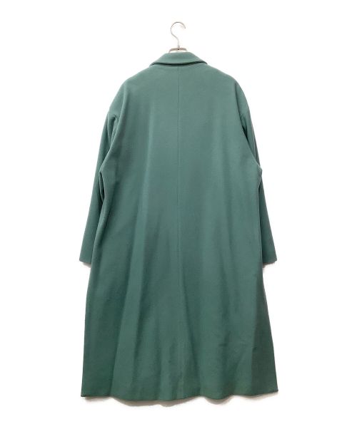 CULLNI（クルニ）CULLNI (クルニ) ラムウールメルトンタイロッケンコート シーグリーン サイズ:2 未使用品の古着・服飾アイテム