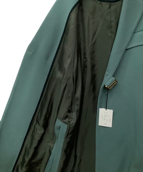 CULLNI（クルニ）CULLNI (クルニ) ラムウールメルトンタイロッケンコート シーグリーン サイズ:2 未使用品の古着・服飾アイテム