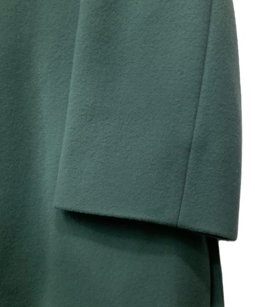 CULLNI（クルニ）CULLNI (クルニ) ラムウールメルトンタイロッケンコート シーグリーン サイズ:2 未使用品の古着・服飾アイテム