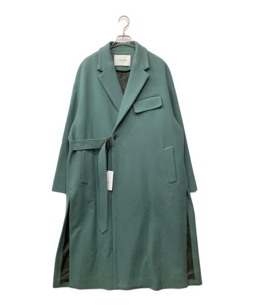 CULLNI（クルニ）CULLNI (クルニ) ラムウールメルトンタイロッケンコート シーグリーン サイズ:2 未使用品の古着・服飾アイテム