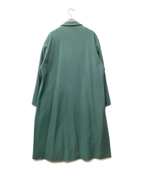 CULLNI（クルニ）CULLNI (クルニ) ラムウールメルトンタイロッケンコート シーグリーン サイズ:2 未使用品の古着・服飾アイテム