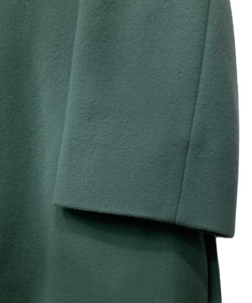 CULLNI（クルニ）CULLNI (クルニ) ラムウールメルトンタイロッケンコート シーグリーン サイズ:2 未使用品の古着・服飾アイテム