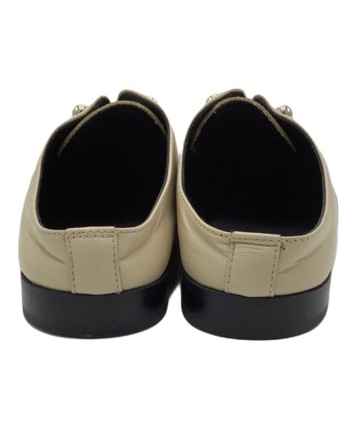 Ujoh（ウジョー）UJOH (ウジョー) ミュール ベージュ サイズ:26の古着・服飾アイテム