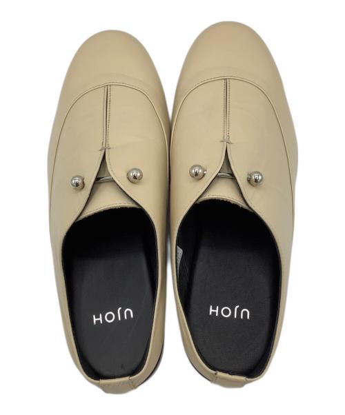 Ujoh（ウジョー）UJOH (ウジョー) ミュール ベージュ サイズ:26の古着・服飾アイテム