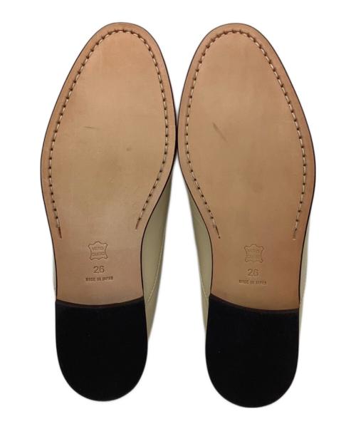 Ujoh（ウジョー）UJOH (ウジョー) ミュール ベージュ サイズ:26の古着・服飾アイテム