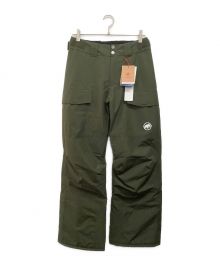 MAMMUT（マムート）の古着「フォールラインハードシェルサーモパンツ」｜グリーン