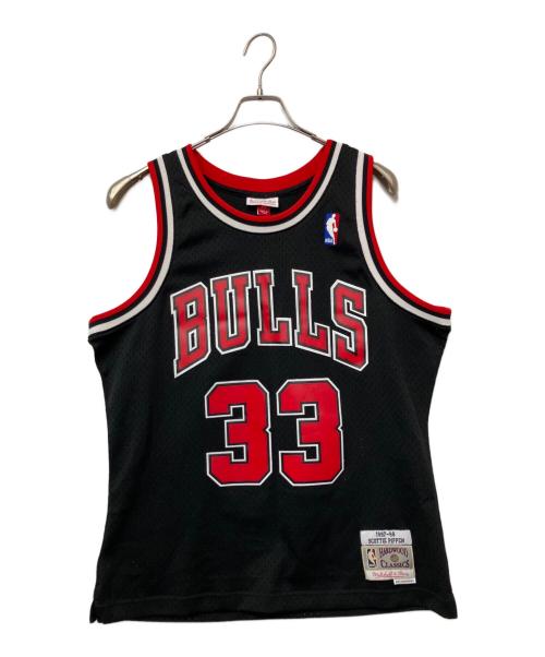 MITCHELL & NESS（ミッチェルアンドネス）MITCHELL & NESS (ミッチェルアンドネス) ゲームシャツ ブラック サイズ:Mの古着・服飾アイテム
