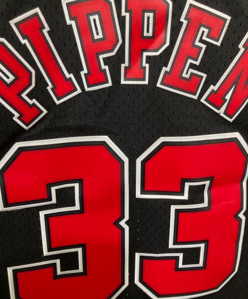 MITCHELL & NESS（ミッチェルアンドネス）MITCHELL & NESS (ミッチェルアンドネス) ゲームシャツ ブラック サイズ:Mの古着・服飾アイテム