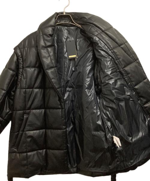 MULLER（ミューラー）MULLER (ミューラー) エコレザーキルティングジャケット ブラック サイズ:36 未使用品の古着・服飾アイテム