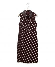 BURBERRY（バーバリー）の古着「ノースリーブシルクワンピース」｜パープル