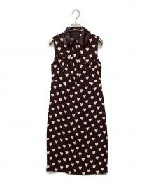 BURBERRY（バーバリー）の古着「ノースリーブシルクワンピース」｜パープル