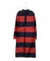 BURBERRY（バーバリー）の古着「シルクワンピース」｜ネイビー×レッド