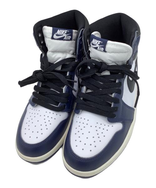 NIKE（ナイキ）NIKE (ナイキ) ハイカットスニーカー ネイビー サイズ:26.5の古着・服飾アイテム