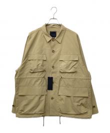 meanswhile（ミーンズワイル）の古着「Paper Touch Feather Blouson」｜ベージュ